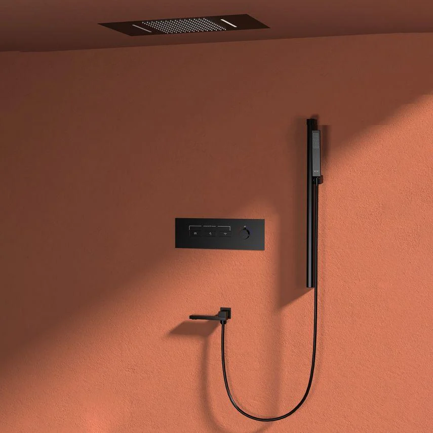 Modern Shower Set Thermostatic Ceiling Mounted Shower System -Bathlova