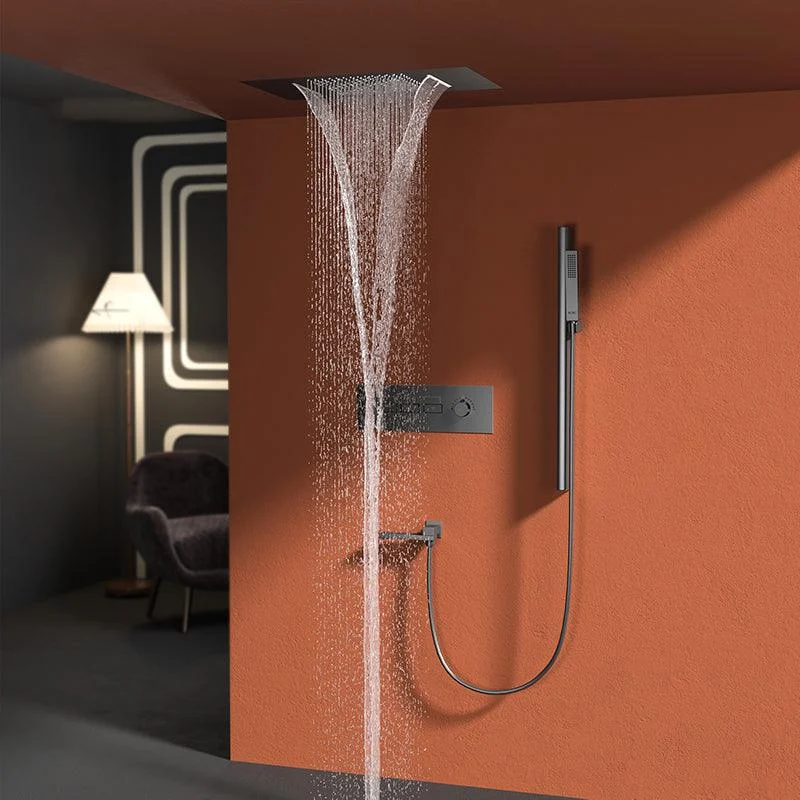 Modern Shower Set Thermostatic Ceiling Mounted Shower System -Bathlova