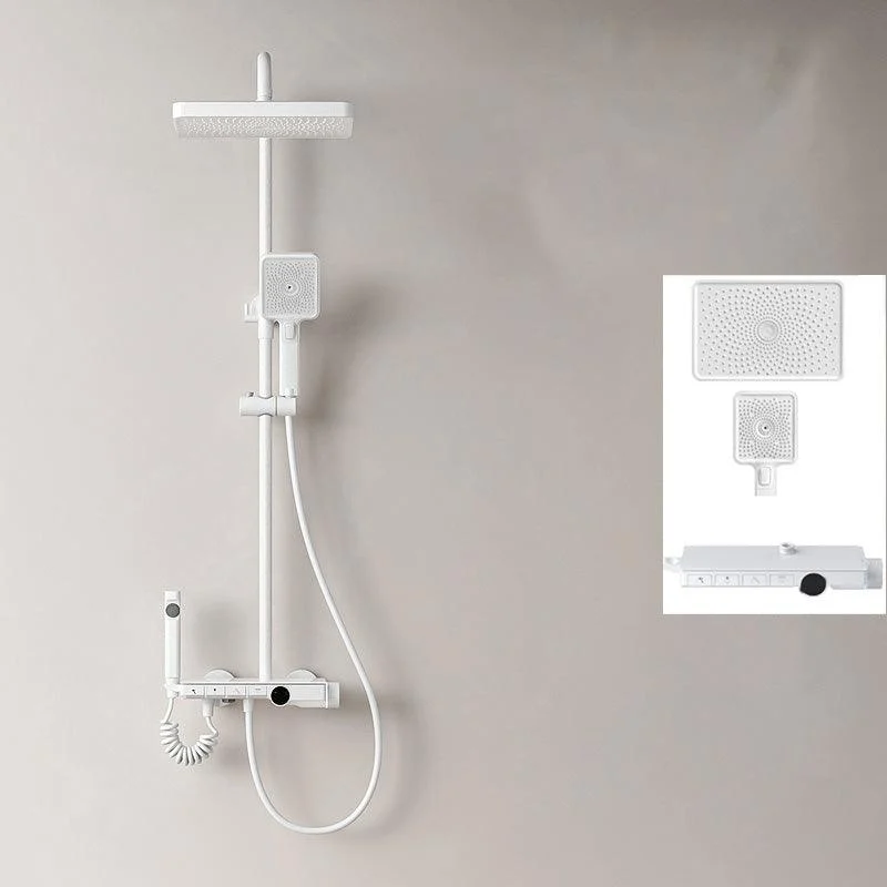 Modern Shower System Adjustable Spray Pattern Shower Head Combo -Bathlova