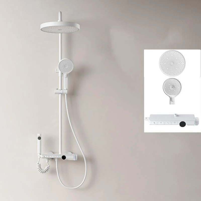 Modern Shower System Adjustable Spray Pattern Shower Head Combo -Bathlova