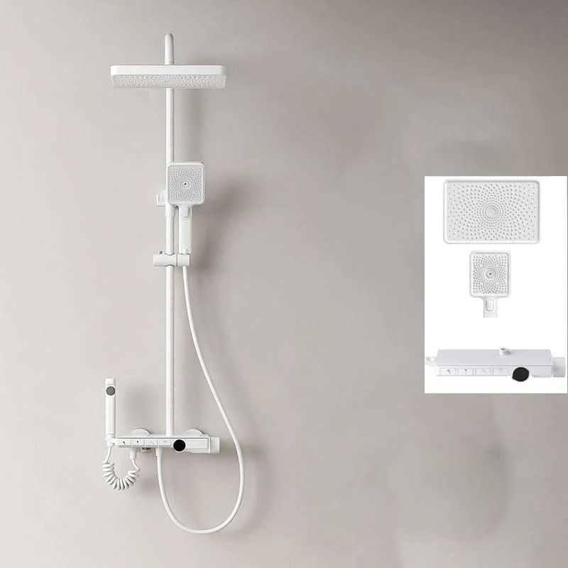 Modern Shower System Adjustable Spray Pattern Shower Head Combo -Bathlova