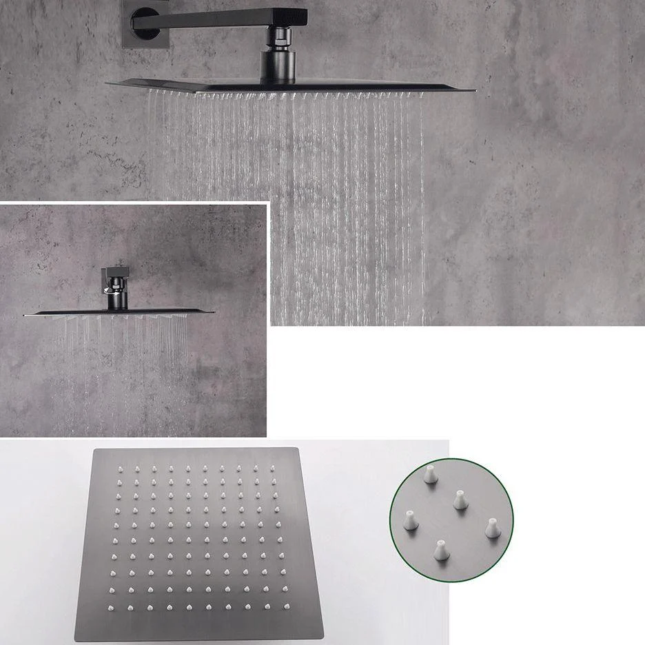 Modern Shower System Brass Adjustable Shower Head Temperature Control Shower Tap -Bathlova