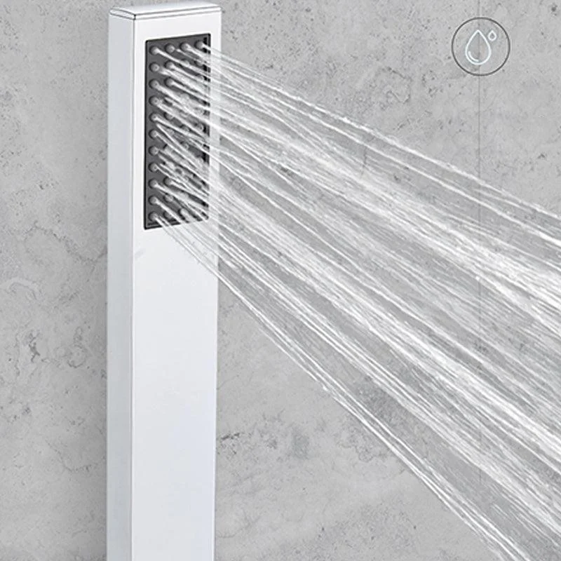 Modern Shower System Brass Temperature Control Adjustable Shower Head Shower Set -Bathlova