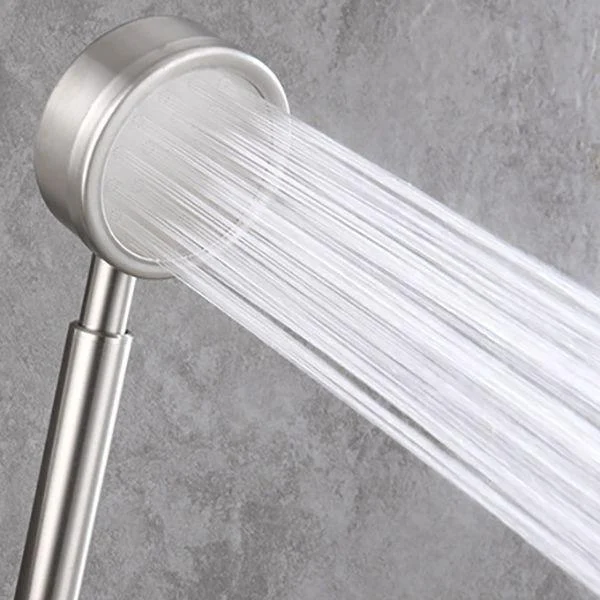 Modern Shower System Brass Temperature Control Handheld Shower Head Shower Set -Bathlova