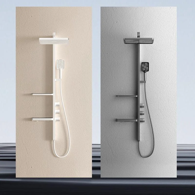 Modern Shower System Brass Thermostatic Handheld Shower Head Wall Mounted Shower Trim -Bathlova