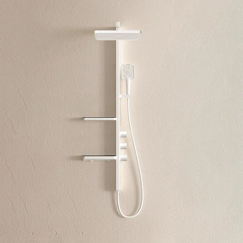 Modern Shower System Brass Thermostatic Handheld Shower Head Wall Mounted Shower Trim -Bathlova