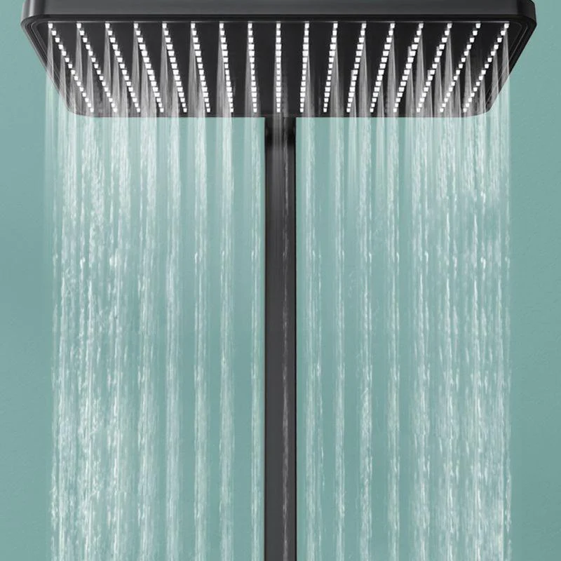 Modern Shower System Color Block Adjustable Spray Pattern Shower Head Combo -Bathlova