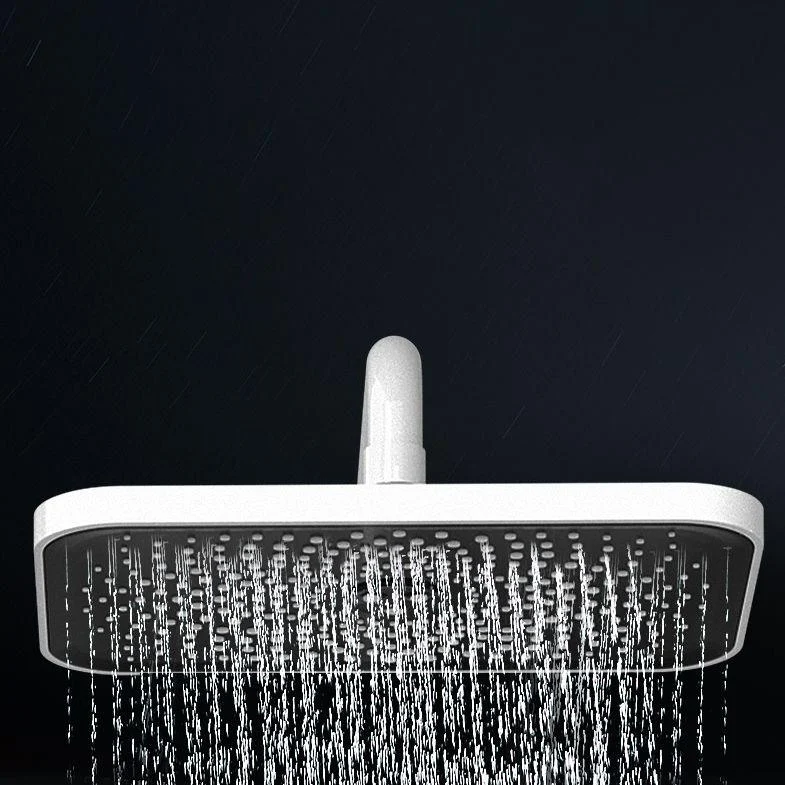 Modern Shower System Copper Wall-Mounted Swivel Square Rain Shower Head Shower Set -Bathlova