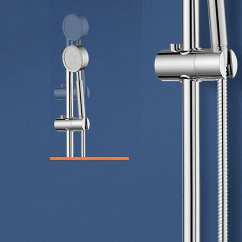 Modern Shower System Handle Lever Wall Mounted Copper Shower System -Bathlova