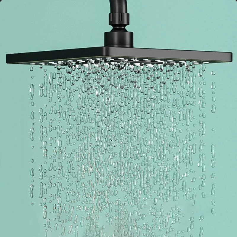 Modern Shower System Metal Adjustable Shower Head Wall Mounted Shower Head Combo -Bathlova