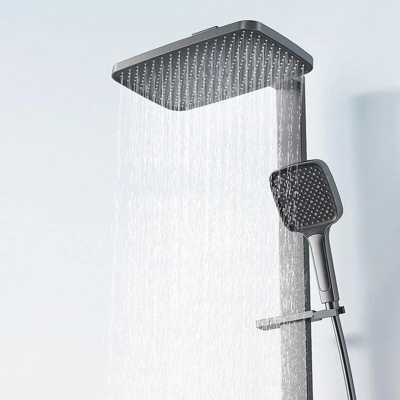 Modern Shower System Metal Thermostatic Massage Wall Mounted Shower Tap -Bathlova