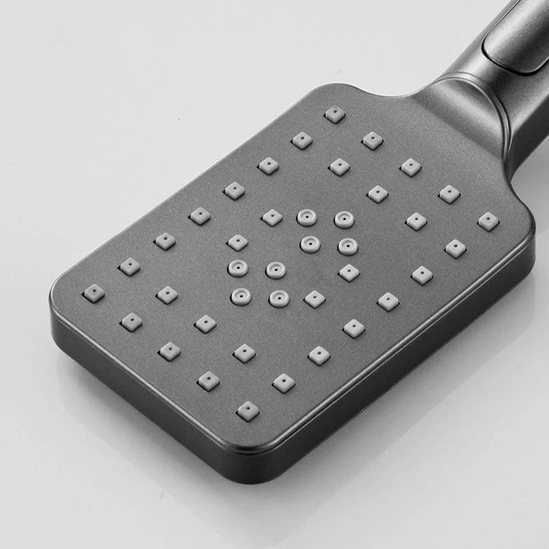 Modern Shower System Rectangle Handle Lever Wall Mounted Copper Shower System -Bathlova