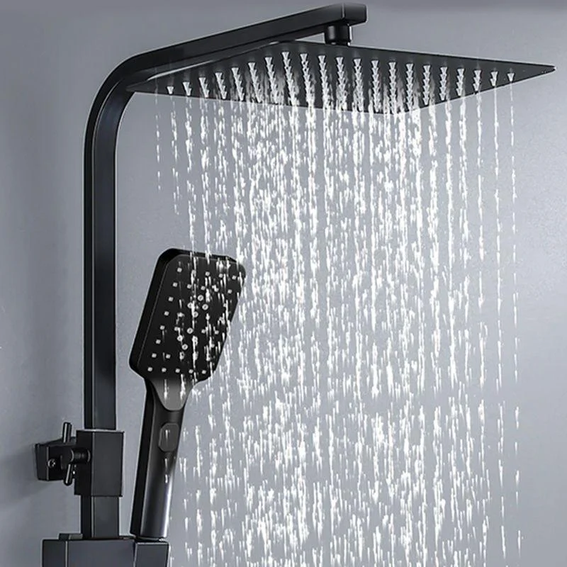 Modern Shower System Slide Bar Handheld Shower Head Wall Mounted Shower Set -Bathlova