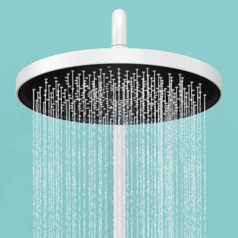 Modern Shower System Wall Mounted Spot Resist Round Shower System with Hand Shower -Bathlova