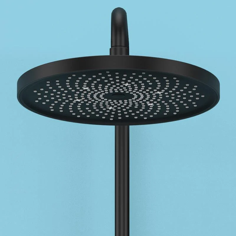 Modern Shower System Wall Mounted Spot Resist Round Shower System with Hand Shower -Bathlova