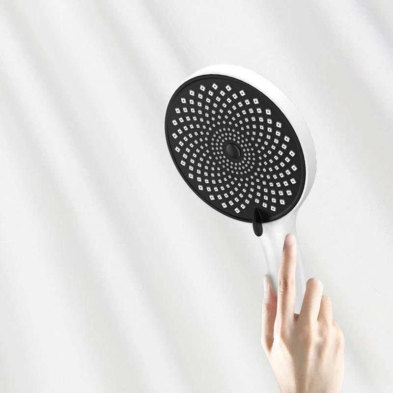 Modern Shower System Wall Mounted Spot Resist Round Shower System with Hand Shower -Bathlova