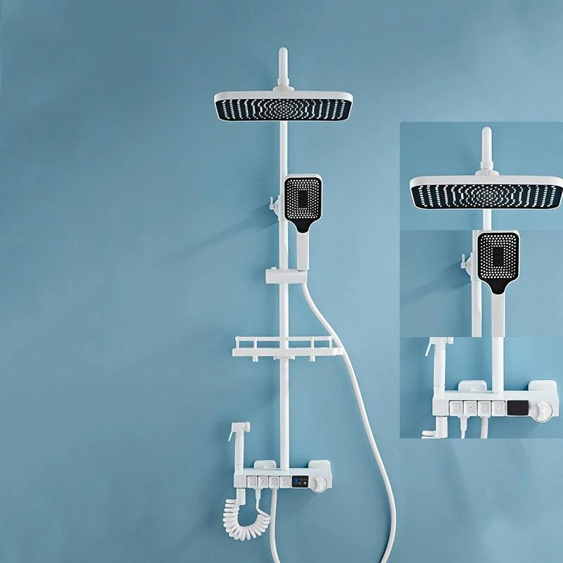 Modern Shower System Wall Mounted Spot Resist Shower System with Hand Shower -Bathlova