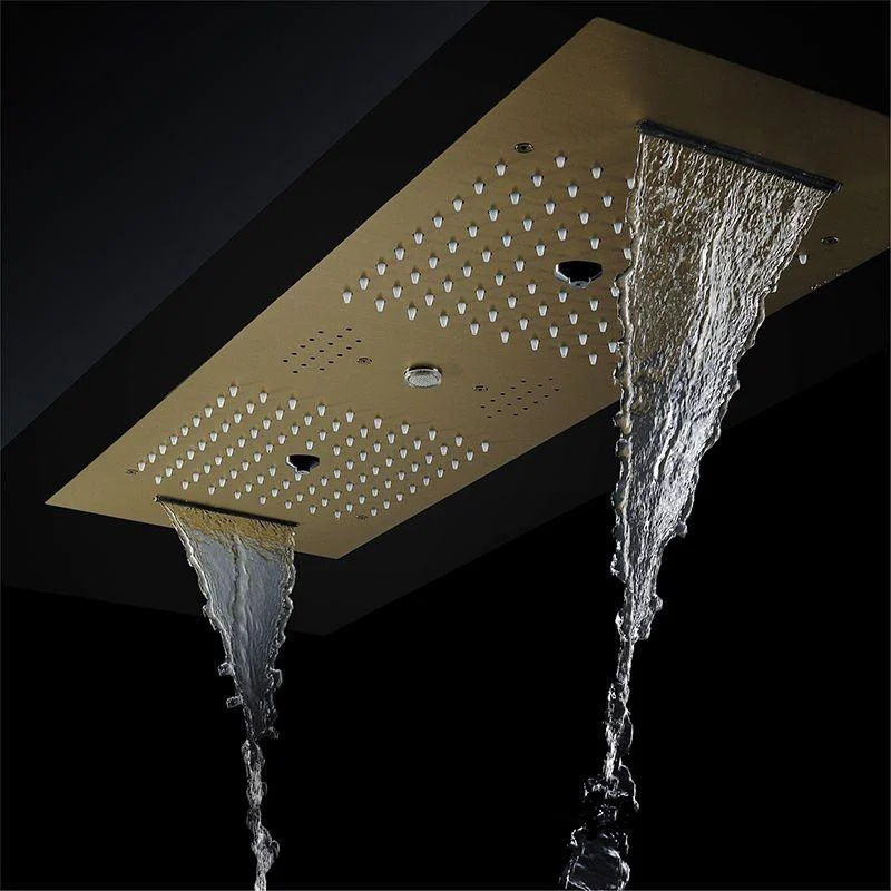 Modern Shower System with Music Playing System Wall Mounted Shower Set -Bathlova