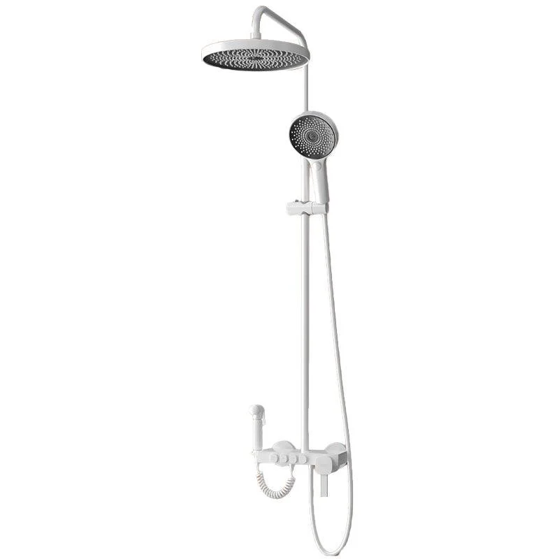 Modern Shower Trim Adjustable Spray Pattern Wall Mounted Shower Combo -Bathlova