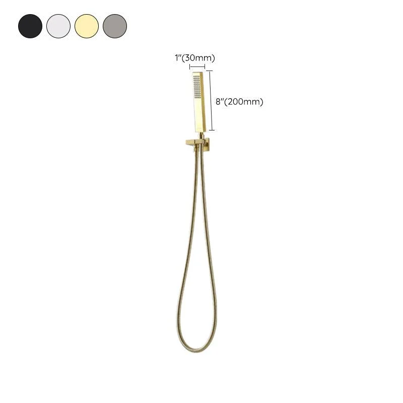 Modern Shower Trim Brass Body Jets Adjustable Shower Head Shower System -Bathlova