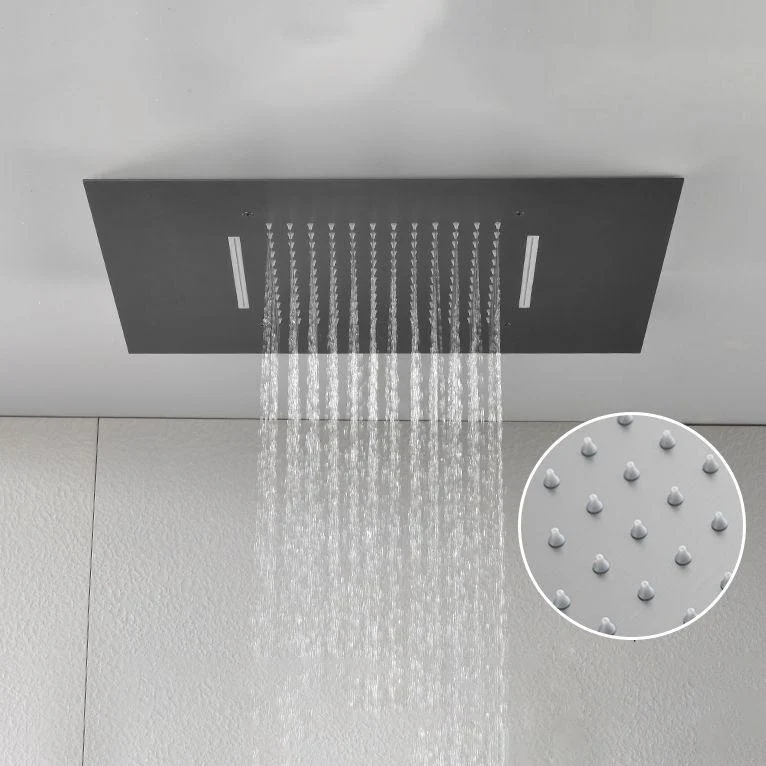 Modern Shower Trim Brass Body Jets Adjustable Shower Head Shower System -Bathlova