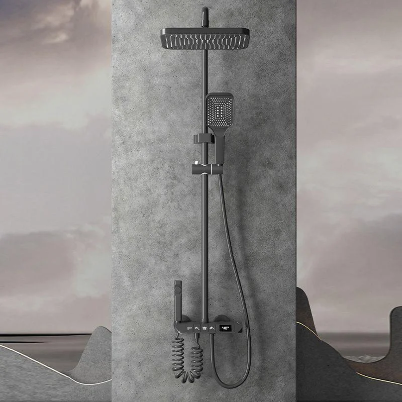 modern-shower-trim-brass-handheld-shower-head-thermostatic-shower-head-combo-bathlova-10 Modern Shower Trim Brass Handheld Shower Head Thermostatic Shower Head Combo -Bathlova