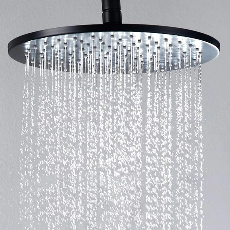 Modern Shower Trim Brass Round Handheld Shower Head Shower System -Bathlova