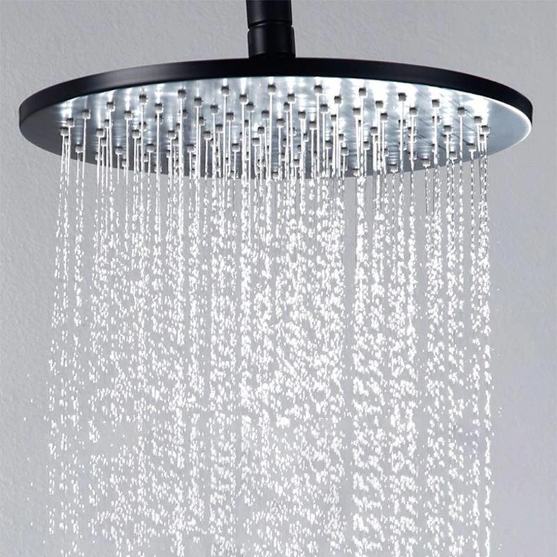 Modern Shower Trim Brass Round Handheld Shower Head Shower System -Bathlova