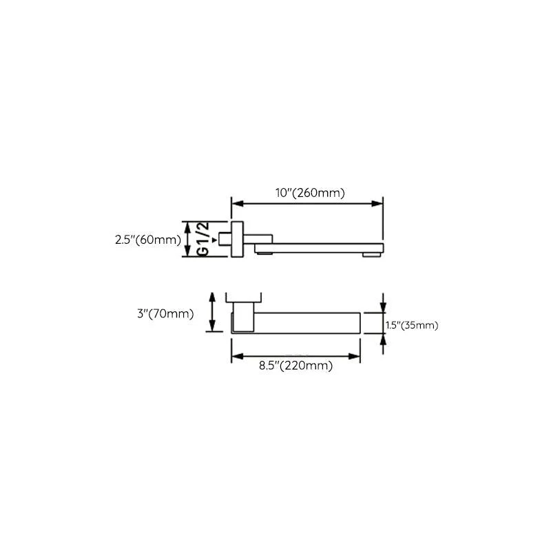 Modern Shower Trim Brass Valve Included Ceiling Mounted Shower System -Bathlova