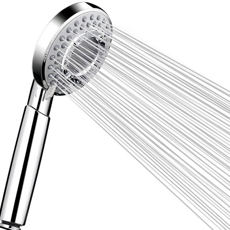 Modern Showerhead Adjustable Spray Pattern Round Shower Head -Bathlova