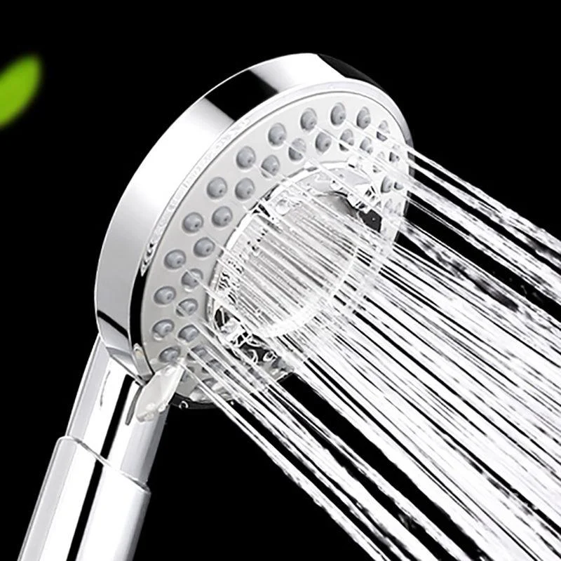 Modern Showerhead Adjustable Spray Pattern Round Shower Head -Bathlova