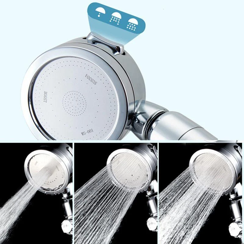 Modern Showerhead Adjustable Spray Pattern Swivel Round Hand Shower -Bathlova