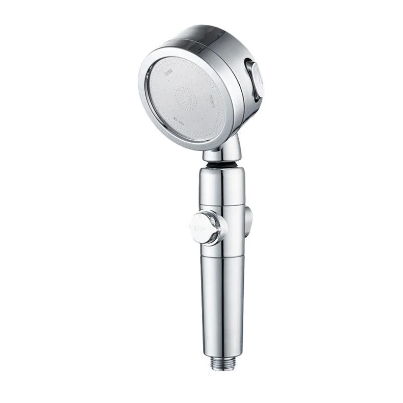 Modern Showerhead Adjustable Spray Pattern Swivel Round Hand Shower -Bathlova