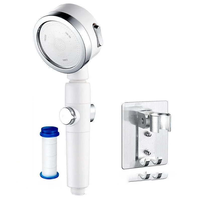 Modern Showerhead Adjustable Spray Pattern Swivel Round Hand Shower -Bathlova