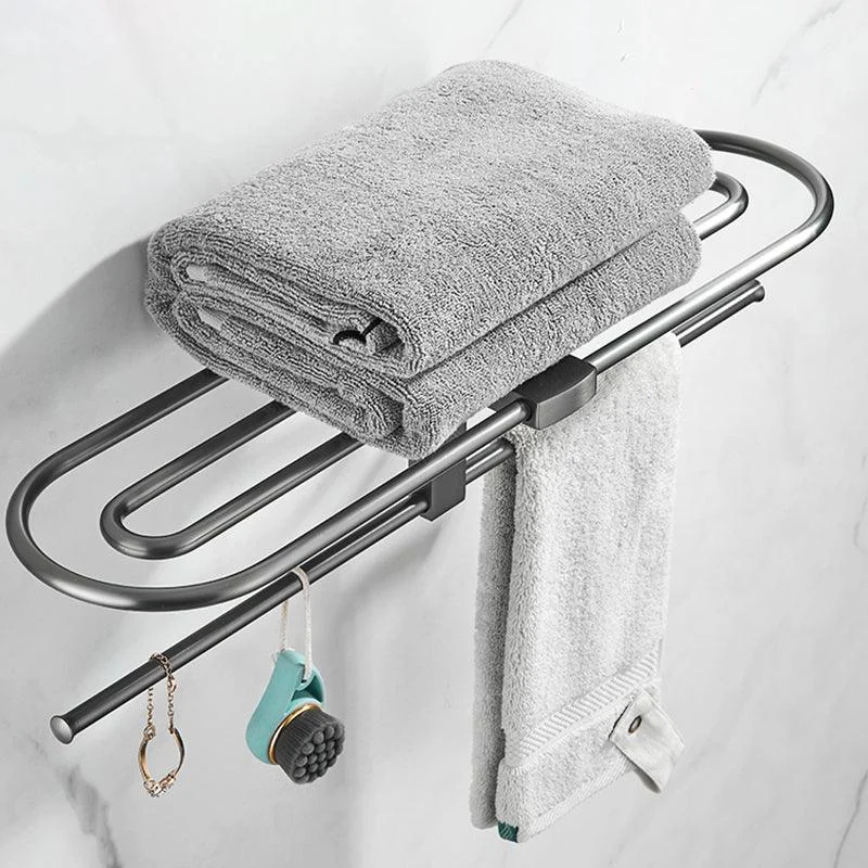 Modern Silver Bathroom Accessory As Individual Or As a Set with Towel Bar -Bathlova