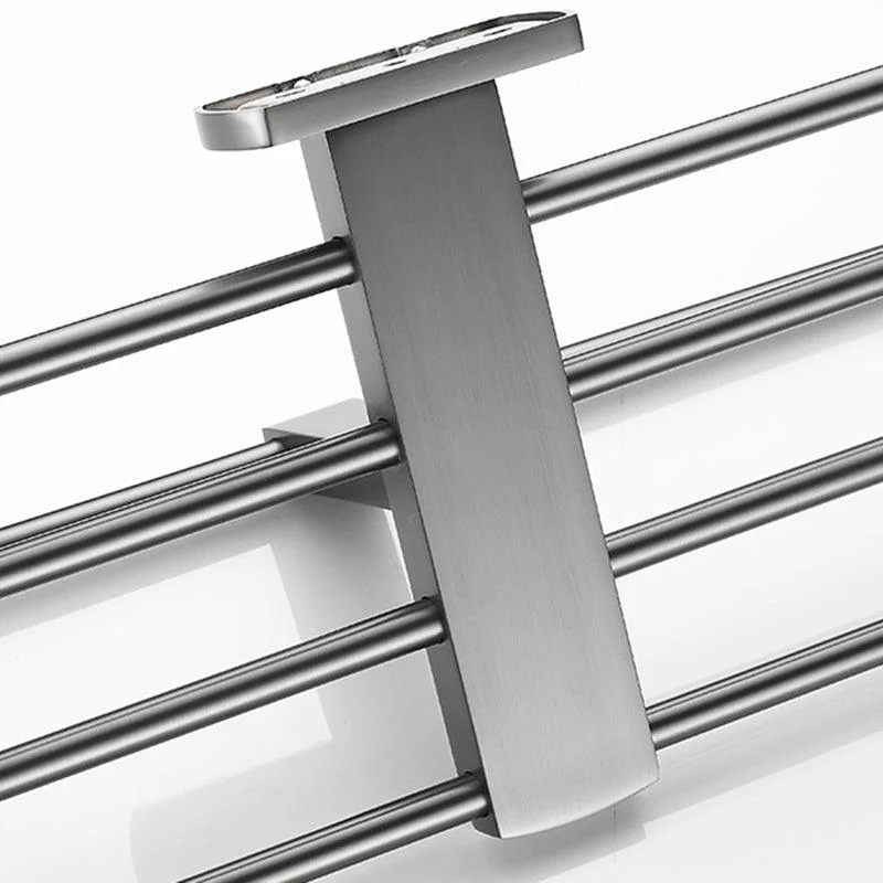 Modern Silver Bathroom Accessory As Individual Or As a Set with Towel Bar -Bathlova