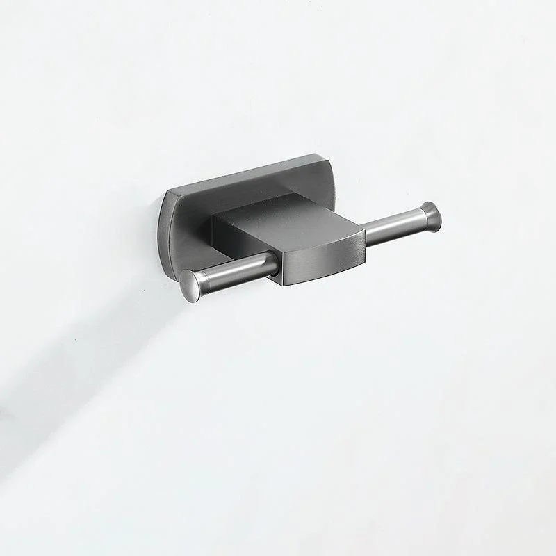 Modern Silver Bathroom Accessory As Individual Or As a Set with Towel Bar -Bathlova