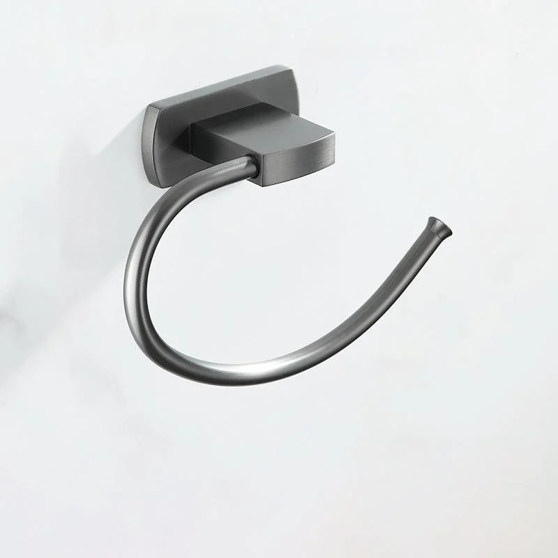 Modern Silver Bathroom Accessory As Individual Or As a Set with Towel Bar -Bathlova