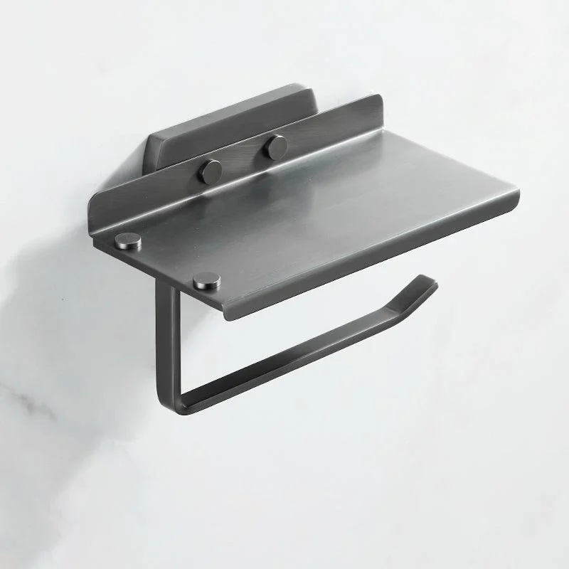 Modern Silver Bathroom Accessory As Individual Or As a Set with Towel Bar -Bathlova