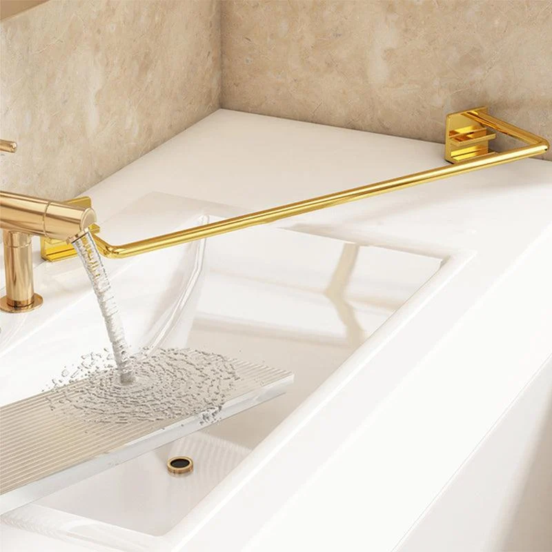 Modern Silver/Gold Bathroom Hardware Set Bath Shelf Bathroom Set -Bathlova