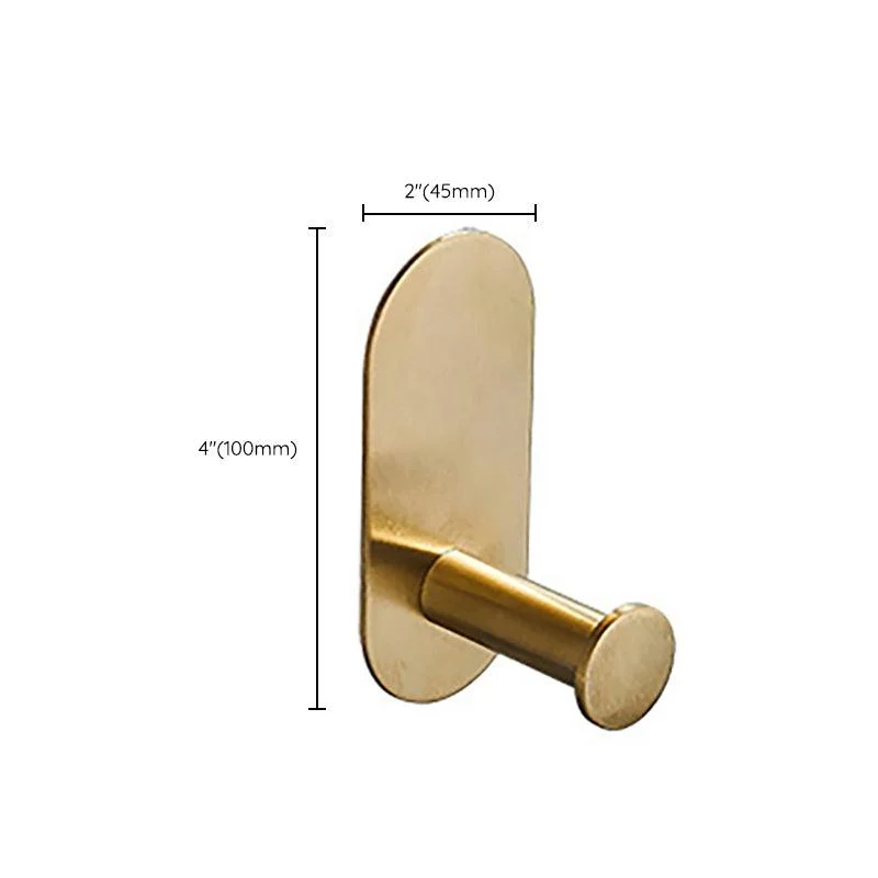 Modern Simple Metal Bathroom Accessory as Individual or as a Set in Gold -Bathlova