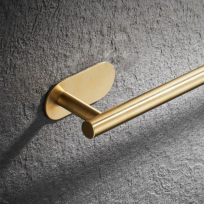 Modern Simple Metal Bathroom Accessory as Individual or as a Set in Gold -Bathlova