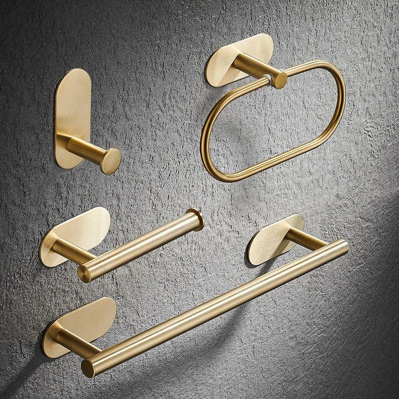 Modern Simple Metal Bathroom Accessory as Individual or as a Set in Gold -Bathlova