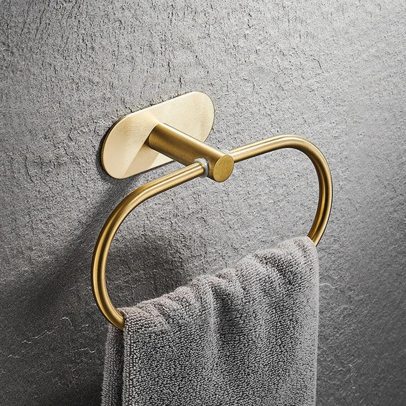 Modern Simple Metal Bathroom Accessory as Individual or as a Set in Gold -Bathlova