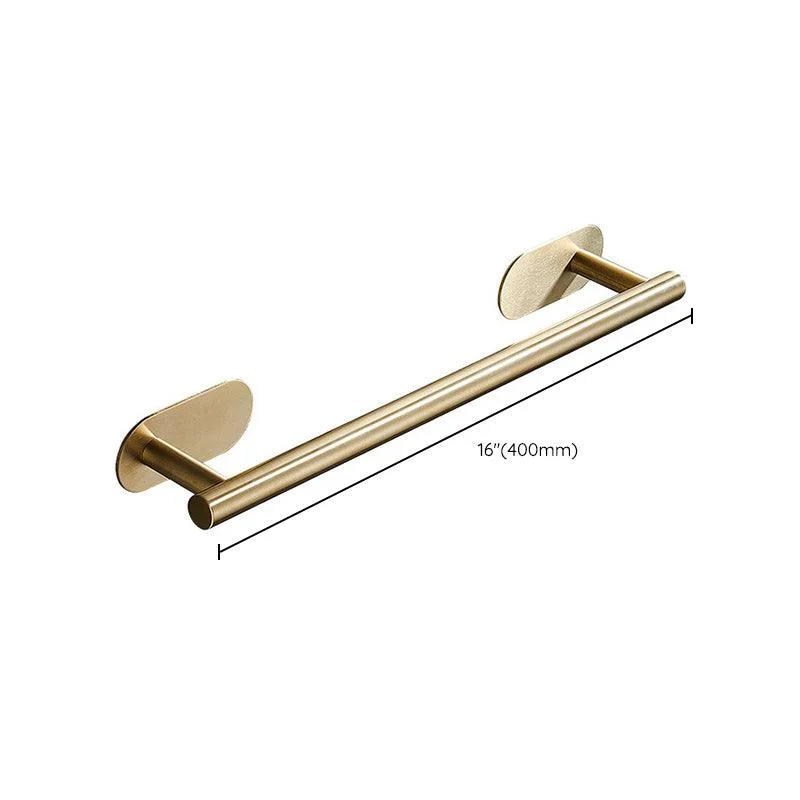 Modern Simple Metal Bathroom Accessory as Individual or as a Set in Gold -Bathlova