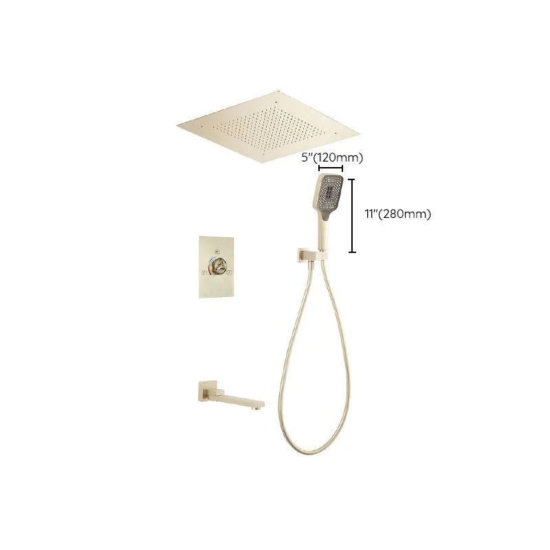 Modern simplicity Shower System with Hand Shower Adjustable Spray Pattern Shower Set -Bathlova