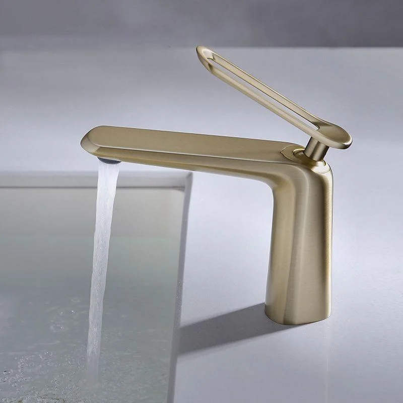 Modern Single Handle Bathroom Tap Cold and Hot Water Mixer -Bathlova