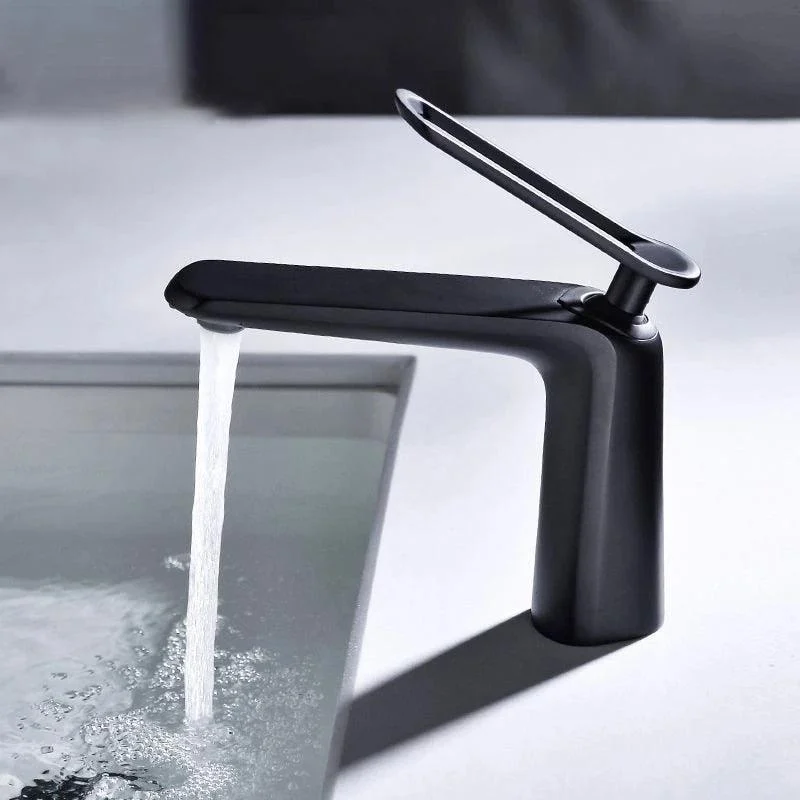 Modern Single Handle Bathroom Tap Cold and Hot Water Mixer -Bathlova