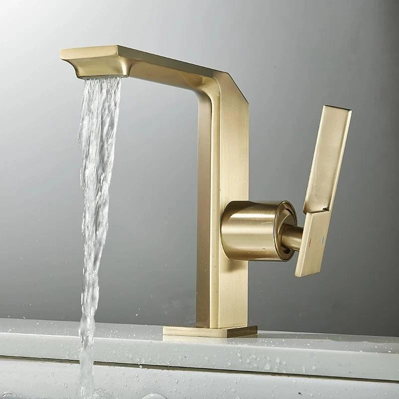 Modern Single Lever Handle Bathroom Tap -Bathlova