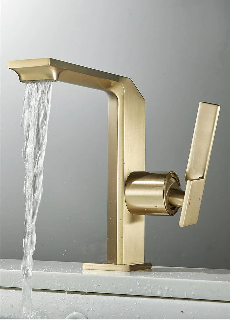 Modern Single Lever Handle Bathroom Tap -Bathlova